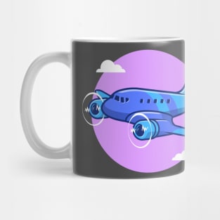 Airplane Propeller Cartoon Mug